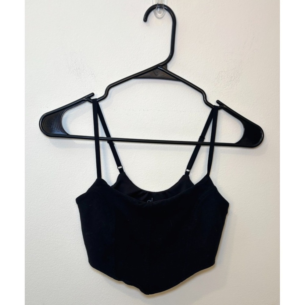 Alo Corset Style Tank Black XS Padded